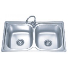 FAUREX Economic Series Kitchen Sink FR-DB0908-S / FR-KS-DB-00155-ST